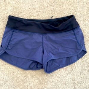 Lululemon speed shorts size 6